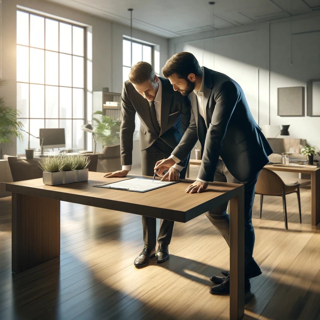Reviewing a seller financed contract